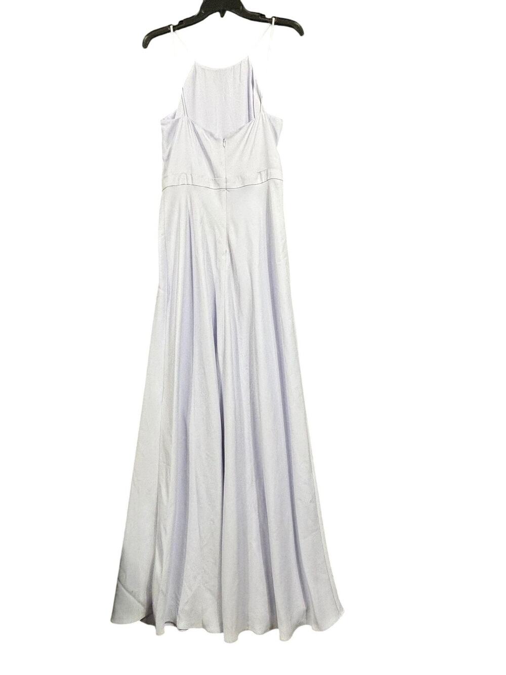 J Crew Maxi Evening Gown Dress Womens Size 6 Lavender Spaghetti Strap Formal NEW